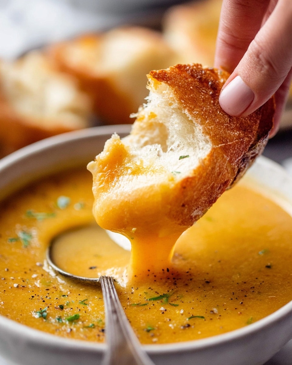 root vegetable soup - Serving Suggestion