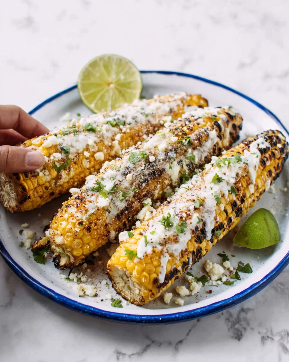 Mexican street corn - Serving Suggestion