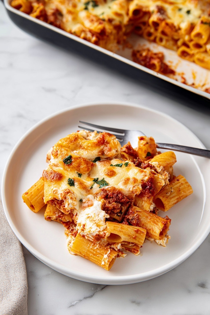 Sausage Lasagna - Serving Suggestion