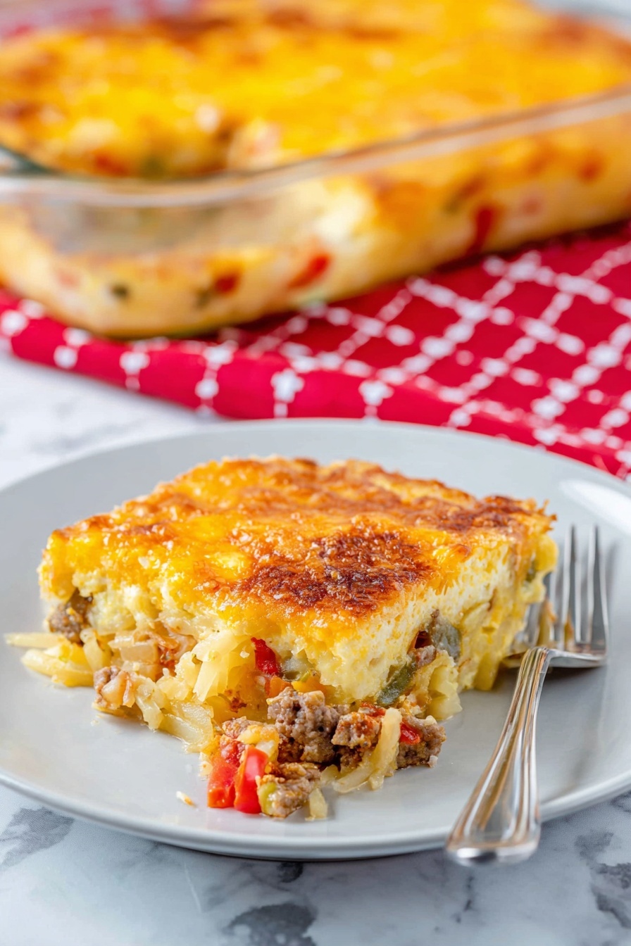 Brunch Casserole - Serving Suggestion