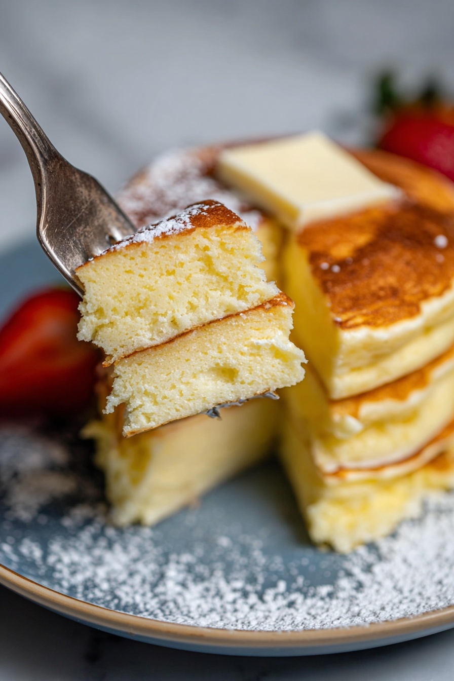 fluffy soufflé pancakes - Serving Suggestion