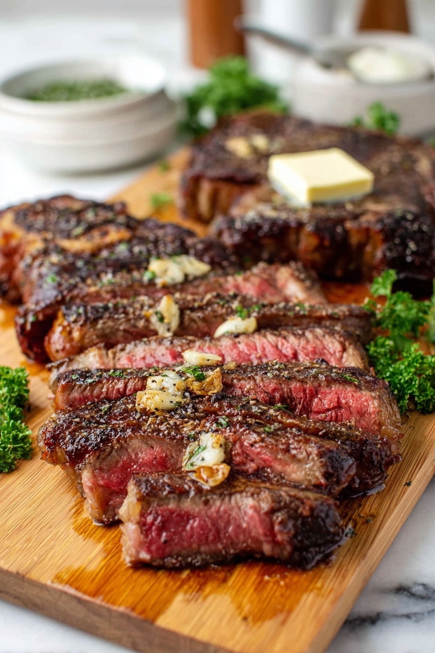 Juicy Steak Marinade - Serving Suggestion