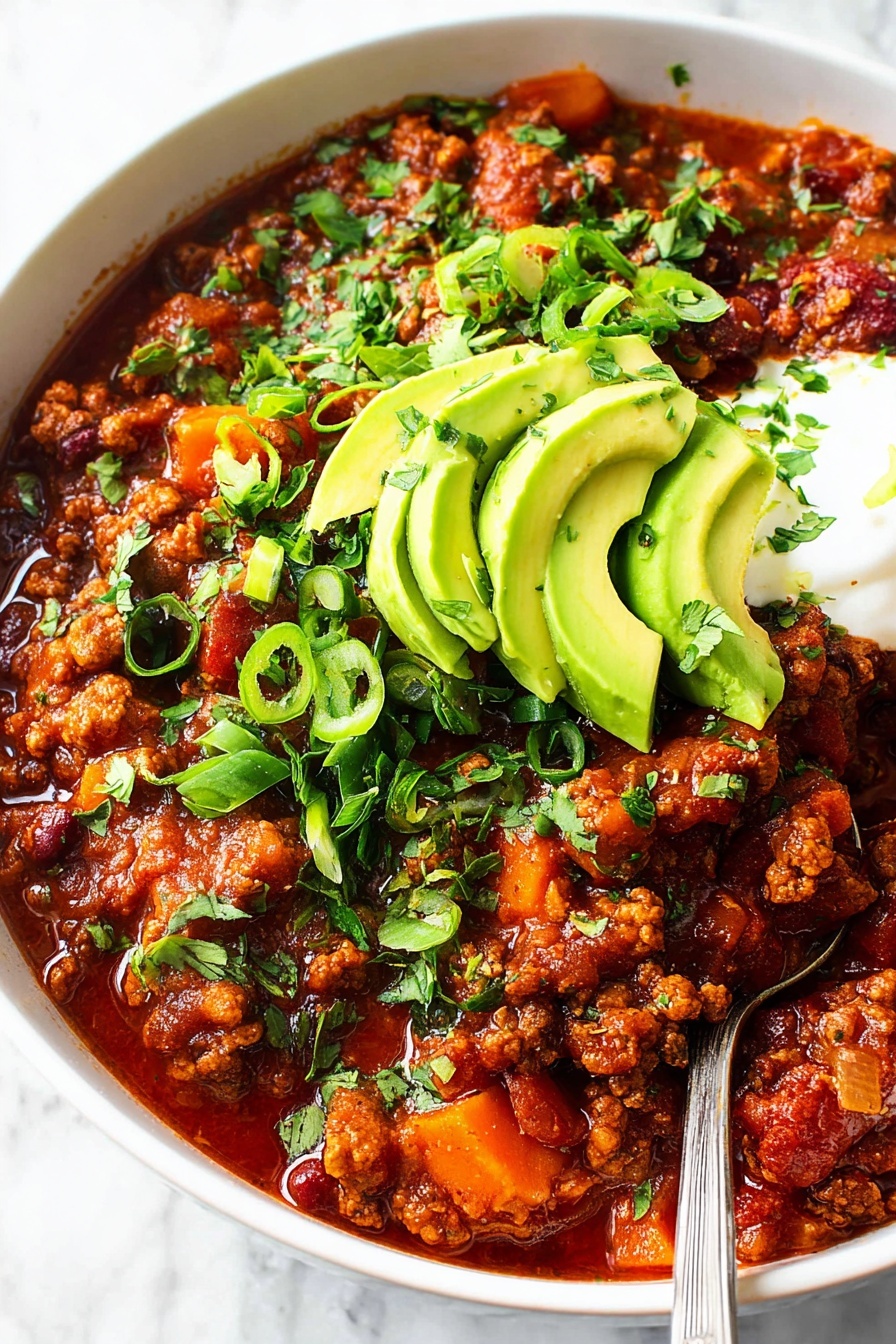 Pumpkin Chili - Serving Suggestion