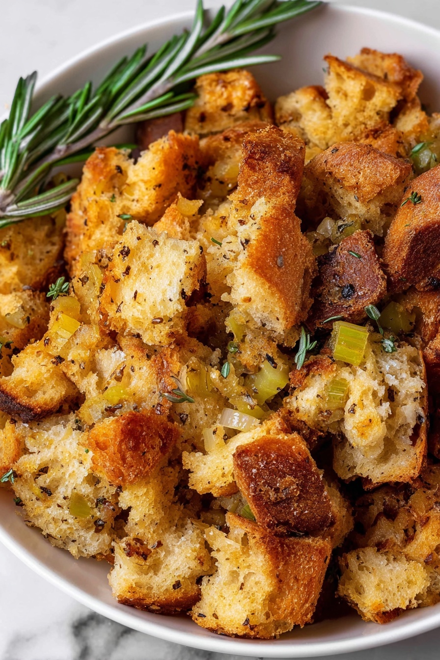 buttery herb stuffing - Serving Suggestion