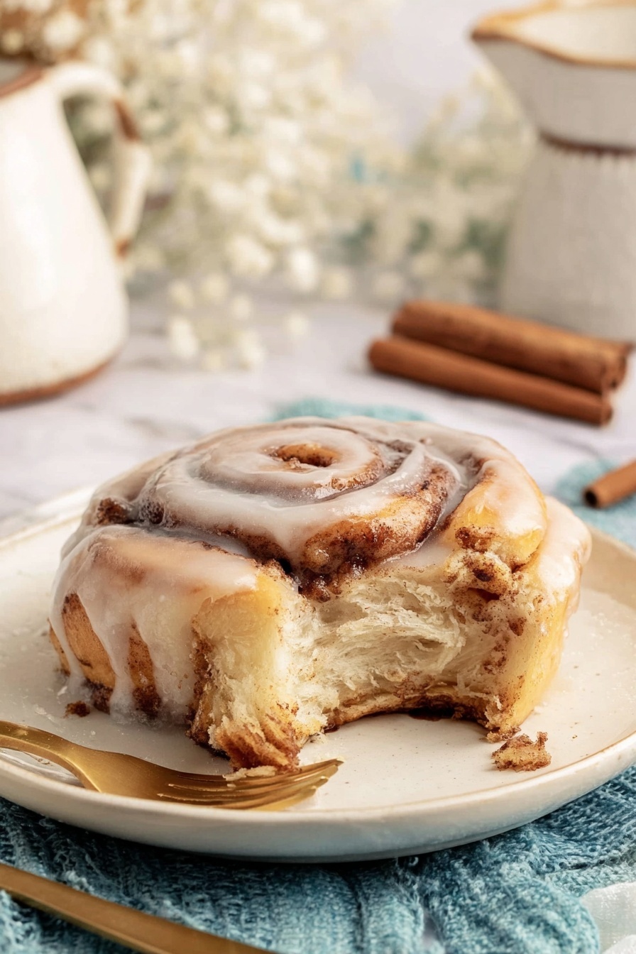 overnight cinnamon rolls - Serving Suggestion