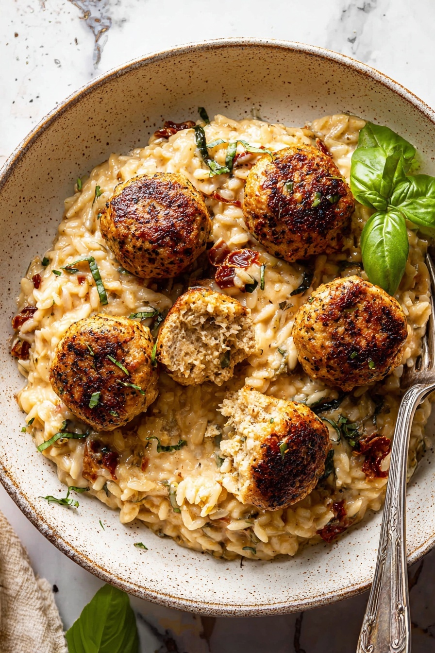 garlic butter chicken meatballs - Serving Suggestion