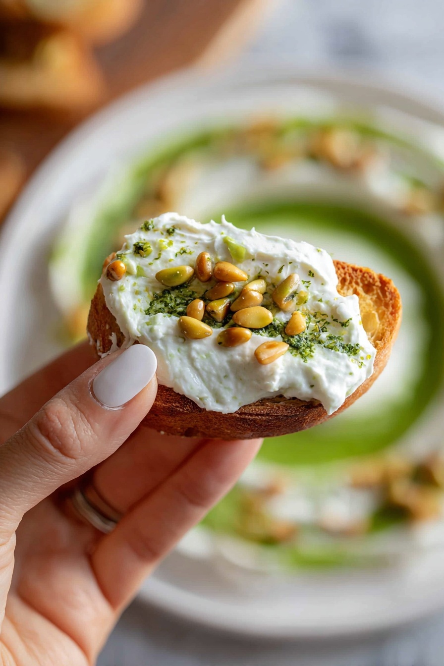 creamy whipped ricotta - Serving Suggestion