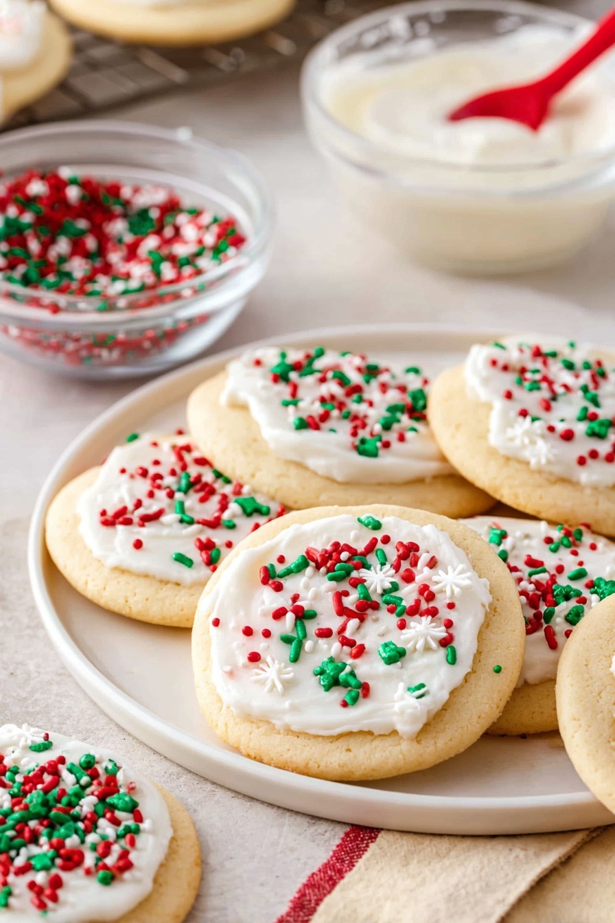 vanilla shortbread cookies - Serving Suggestion