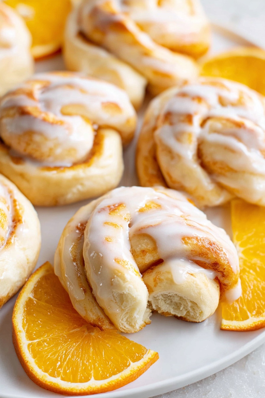 orange sweet rolls - Serving Suggestion