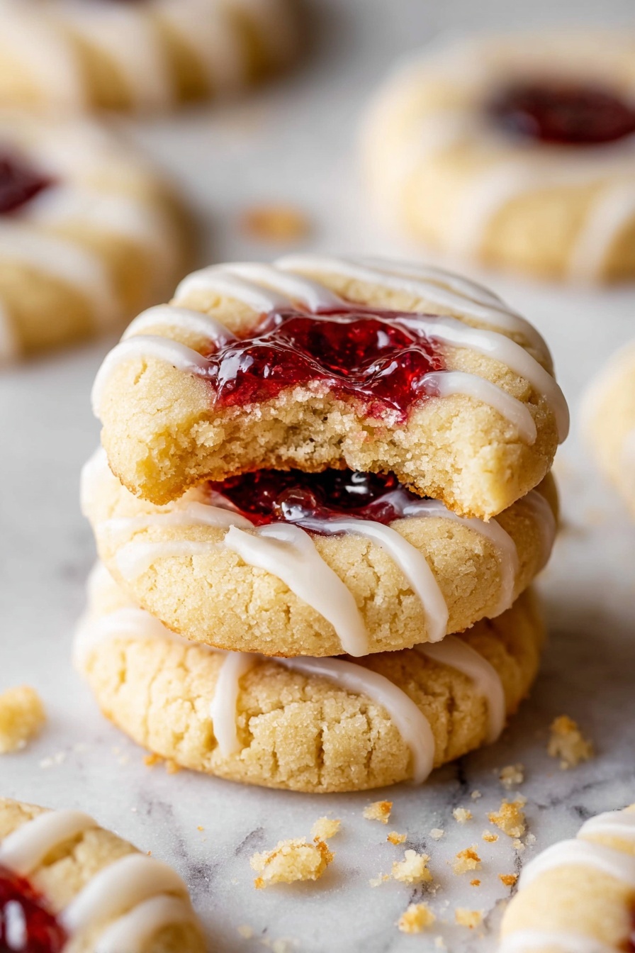 raspberry thumbprint cookies - Serving Suggestion